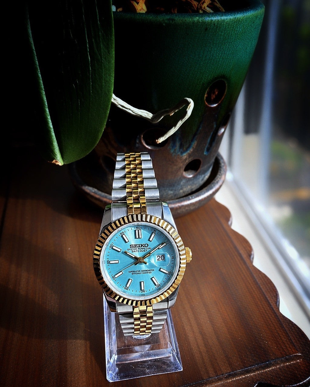 31mm Two-Tone "SeikoJust"